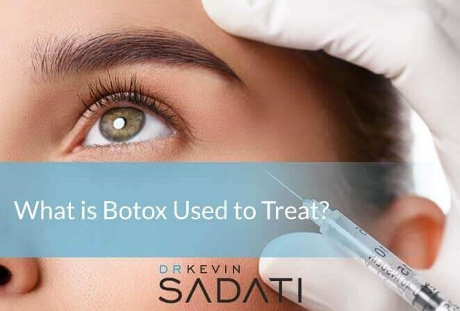 botox patient model receiving an injection near the eye