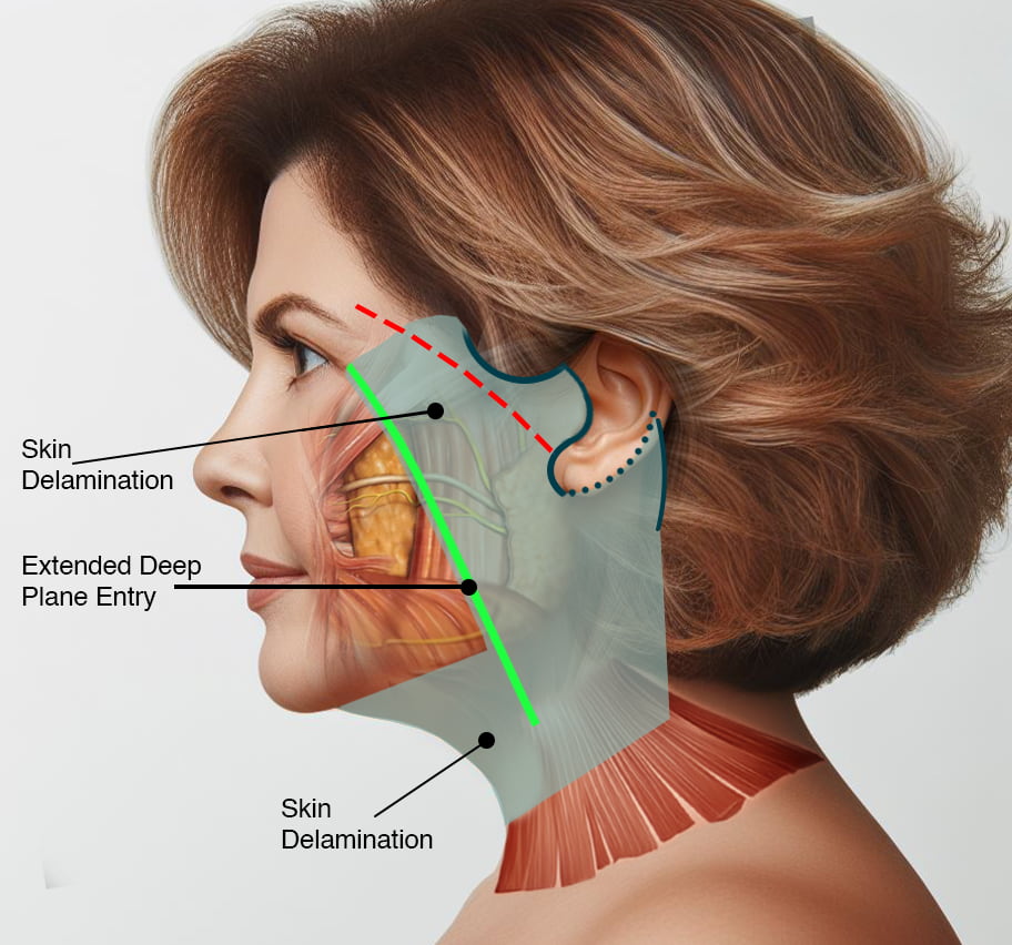 deep plane facelift vs. preserve facelift